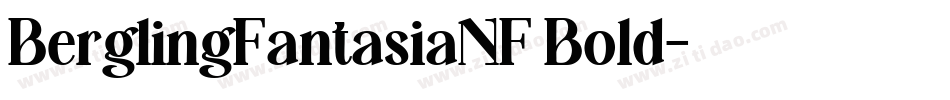 BerglingFantasiaNF Bold字体转换
